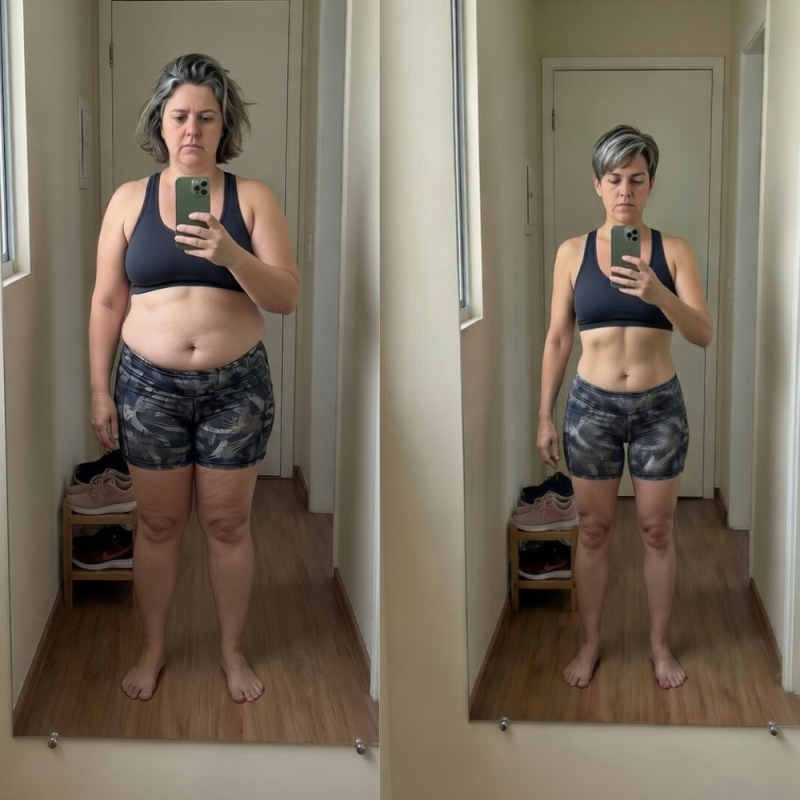 Resultado: antes y después en mujeres en menopausia